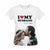 Custom Photo&Date I Love My Husband Women's T-shirt
