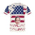 Custom Face T-shirt with American Flag for Him Personalized Shirt