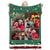 Benutzerdefinierte Decken mit 4 Fotos. Frohe Weihnachtsdecken für die Familie