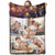 Custom Shining Love 5 Photos Flannel Blanket