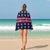 Custom Face&Name USA Flag Beach Towel