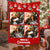 Custom Photo Blankets Personalized Merry Christmas Blanket for Family