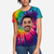 Custom Boyfriend Face Tee Photo on Rainbow Shirts