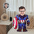 Captain America Doll Custom Face Pillow Superhero Photo Gift