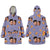 Custom Face And Pattern Oversize Hoodie Blanket