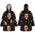 Custom Face And Pattern Oversize Hoodie Blanket