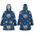 Custom Face And Pattern Oversize Hoodie Blanket