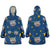 Custom Face And Pattern Oversize Hoodie Blanket