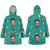 Custom Face And Pattern Oversize Hoodie Blanket