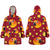 Custom Face And Pattern Oversize Hoodie Blanket