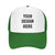 Custom Letter Graphic Trucker Hat Personalized Multicolor Cap